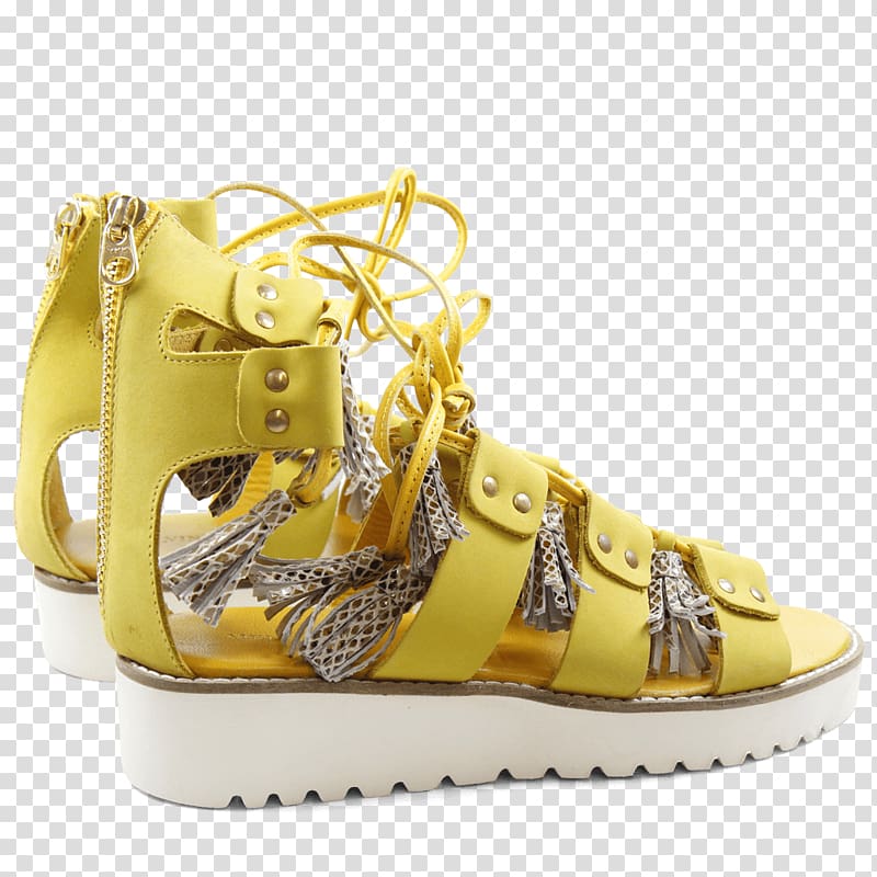 Shoe Sandal Footwear Flip-flops Ballet flat, golden glow transparent background PNG clipart