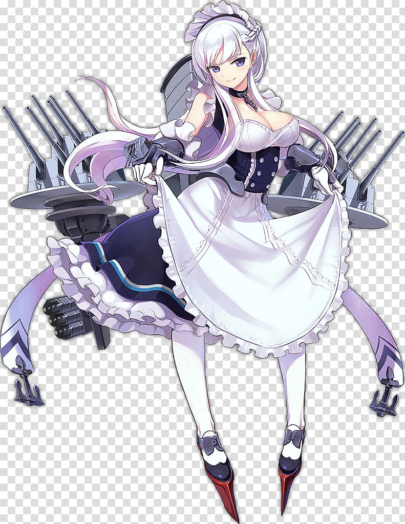 Azur Lane HMS Belfast World of Warships Kantai Collection, Anime transparent background PNG clipart