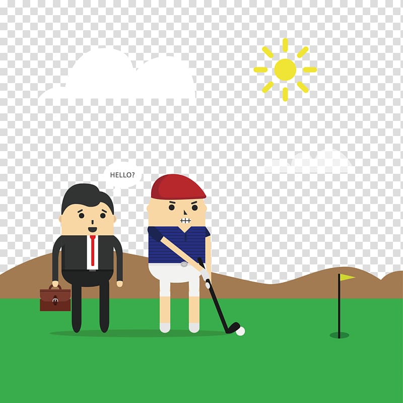 Golf Sport Illustration, play golf transparent background PNG clipart