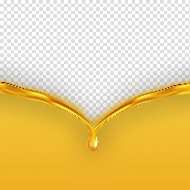 yellow liquid, Yellow , Creative water droplets transparent background PNG clipart