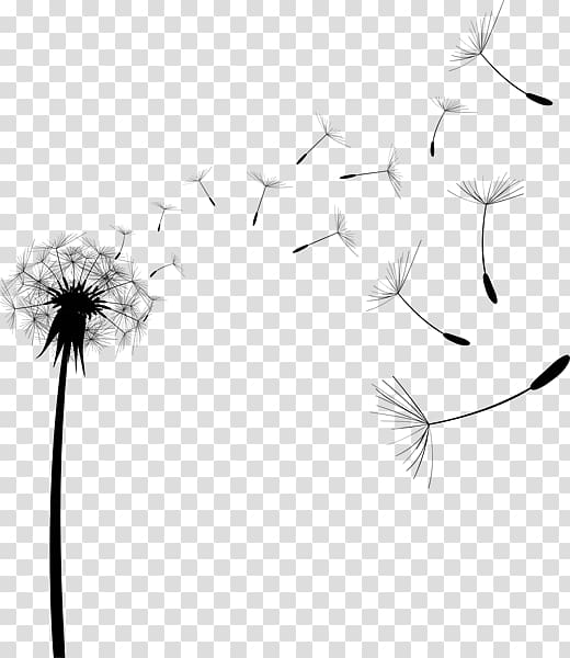 Common Dandelion Pissenlit Tattoo, others transparent background PNG clipart