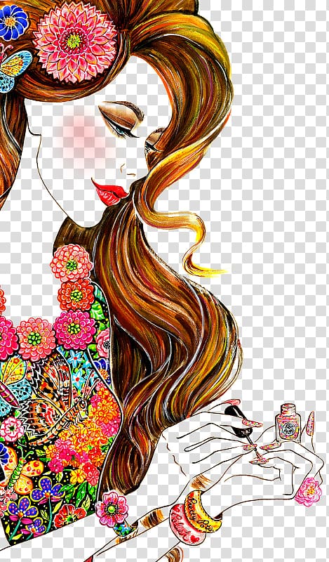 Fashion illustration Drawing Illustrator, others transparent background PNG clipart