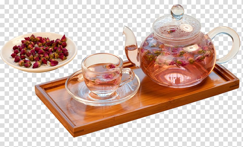 Flowering tea Drinking Beach rose Food, scented tea transparent background PNG clipart