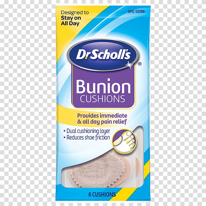 Dr. Scholl\'s Bunion Cushions Skin Care Product, Extra Wide Shoes for Women with Bunions transparent background PNG clipart