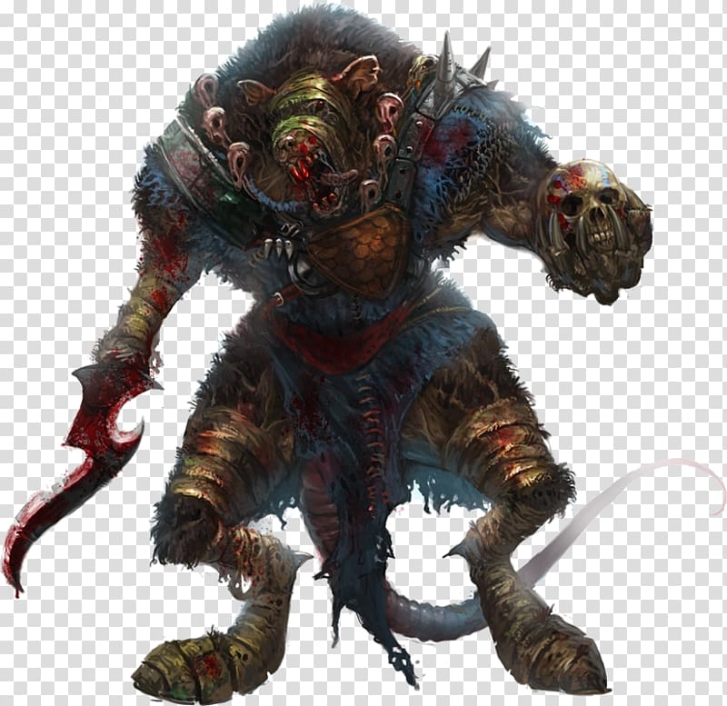 Wererat Dungeons & Dragons Fantasy Skaven, rat transparent background PNG clipart