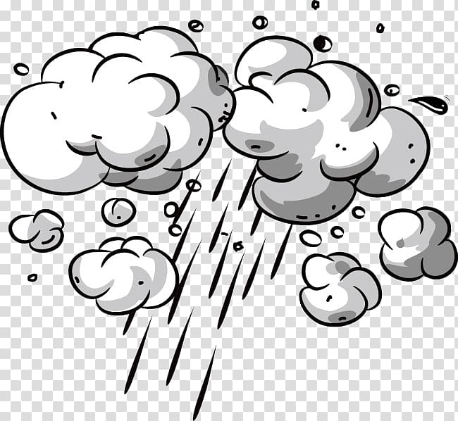 comics clouds floating material transparent background PNG clipart