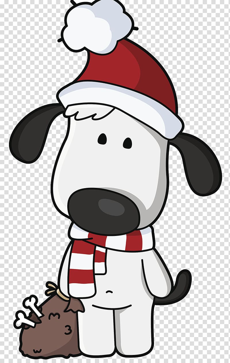 Dog Santa Claus Christmas , Christmas Dog transparent background PNG clipart