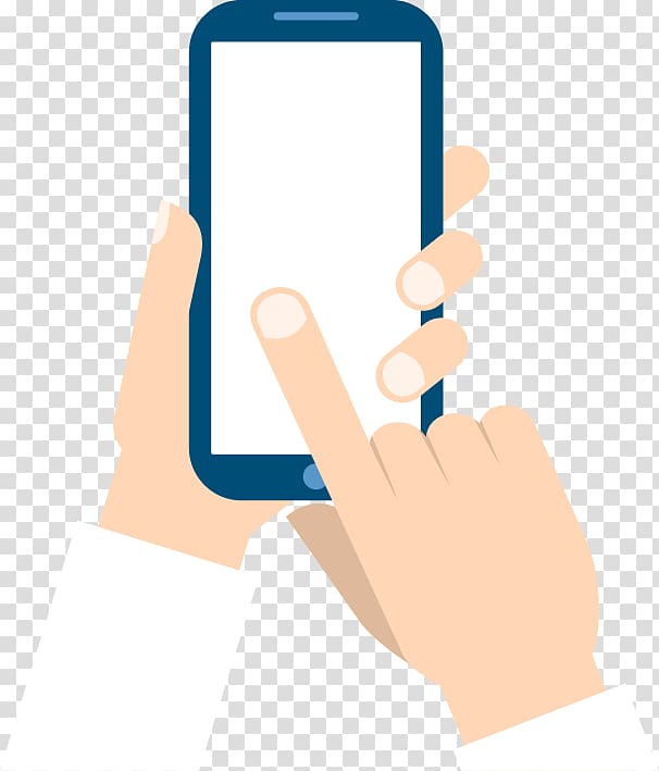 Smartphone Mobile device Application programming interface Icon, Hand and mobile phone elements transparent background PNG clipart