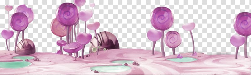 Lollipop Candy, Purple cartoon candy border texture transparent background PNG clipart