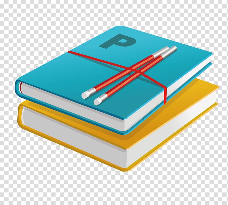 Hardcover Book design , Stack of books and pens transparent background PNG clipart
