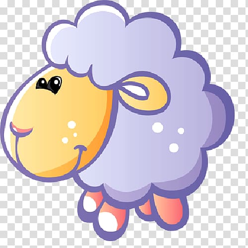 Sheep Lamb and mutton Infant , the little monkey scatters flowers transparent background PNG clipart