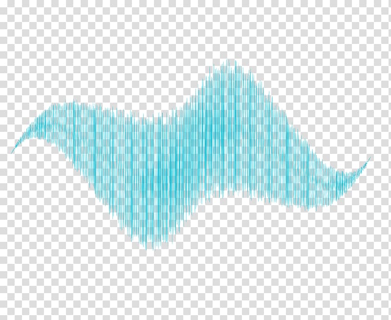 blue strings, Graphic design Sound, light green sound wave curve transparent background PNG clipart