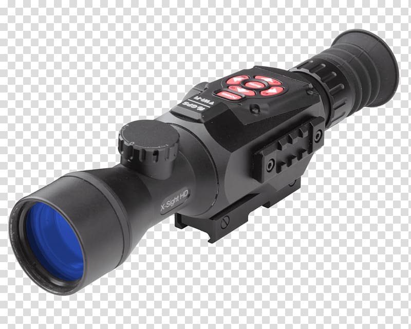 Telescopic sight American Technologies Network Corporation High-definition television Night vision device High-definition video, scopes transparent background PNG clipart
