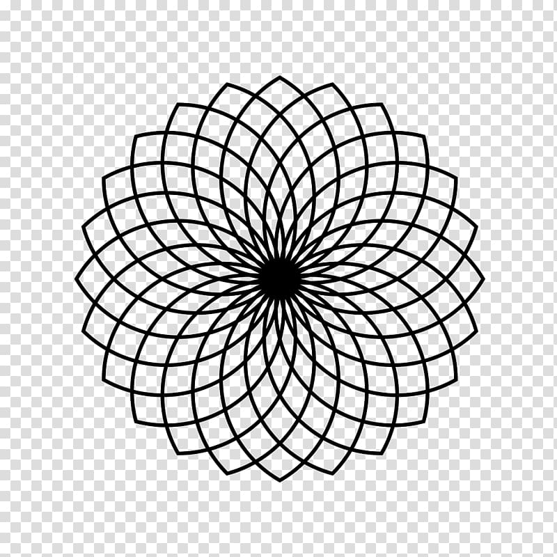 Sacred geometry Circle Pattern, circle transparent background PNG clipart