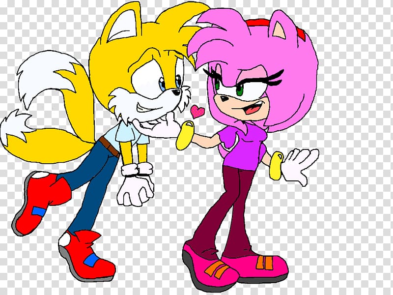 Amy Rose Tails Sonic the Hedgehog Love Shadow the Hedgehog, amy rose boom transparent background PNG clipart