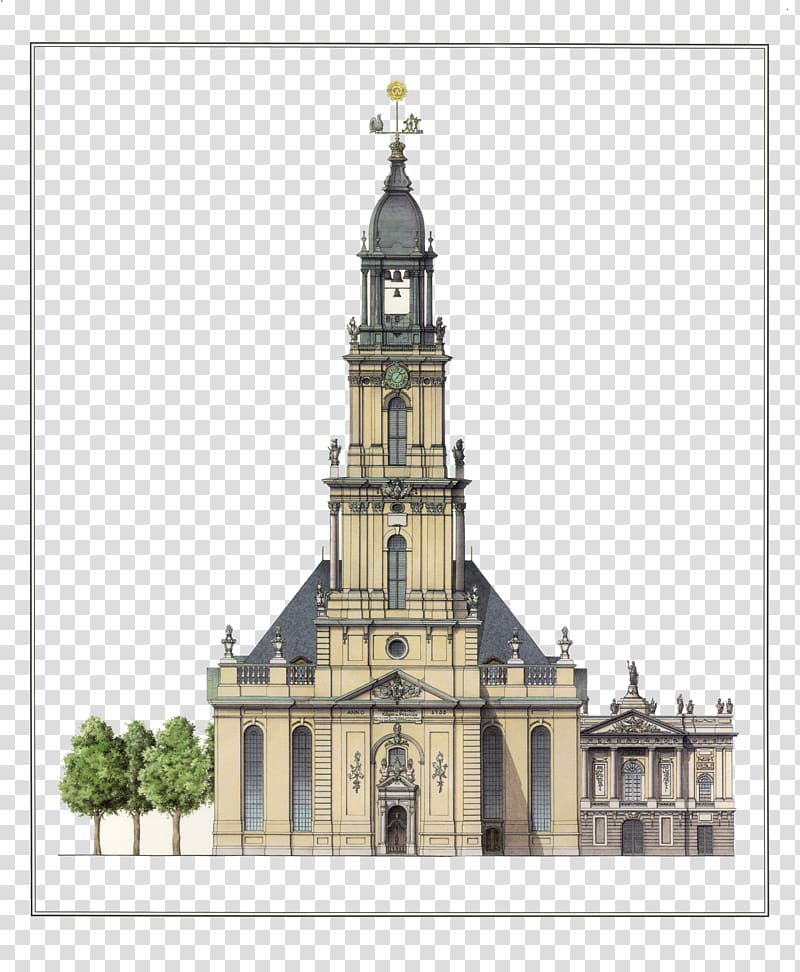 Oil painting Architecture Mural, building transparent background PNG clipart