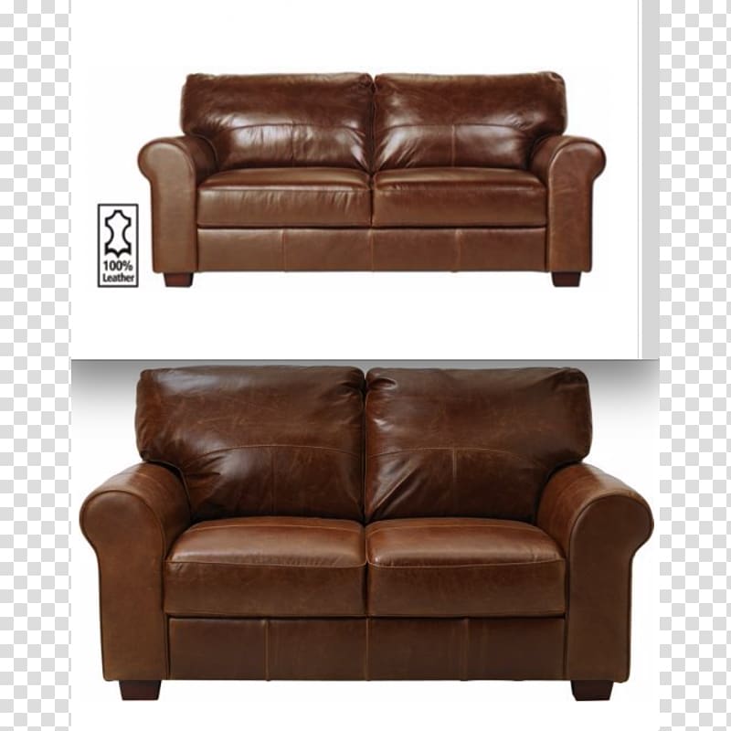 Couch Furniture Sofa bed Chair Aniline leather, modern sofa transparent background PNG clipart