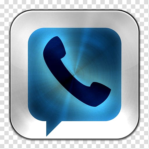 call logo, thumb electric blue finger, Growl Voice transparent background PNG clipart