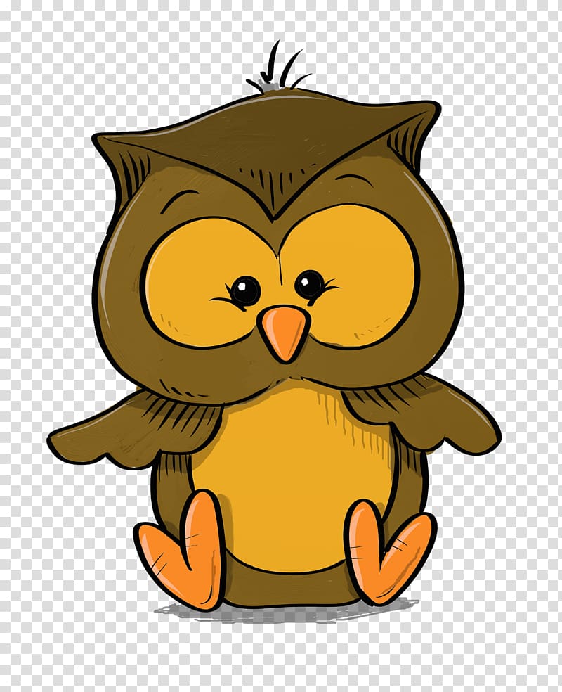 Baby Owls Cartoon , owl illustration transparent background PNG clipart