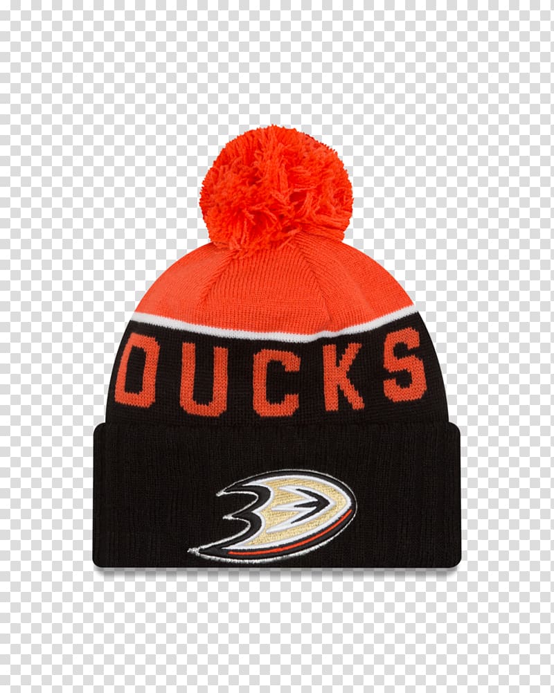 Anaheim Ducks National Hockey League Knit cap Beanie New Era Cap Company, Knit Cap transparent background PNG clipart