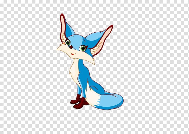 Fox , Cute blue fox transparent background PNG clipart
