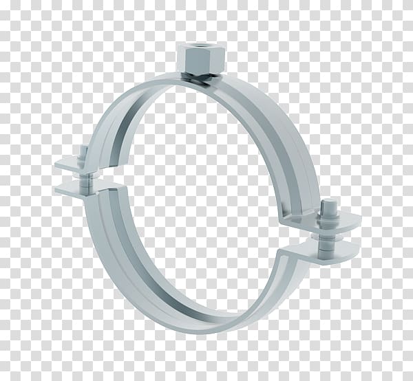 Stainless steel Pipe Hose clamp Galvanization, screw transparent background PNG clipart