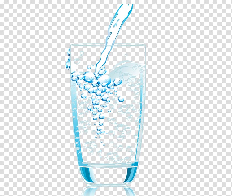 Clear Glass Of Water On A White Background Stock Photo - Download