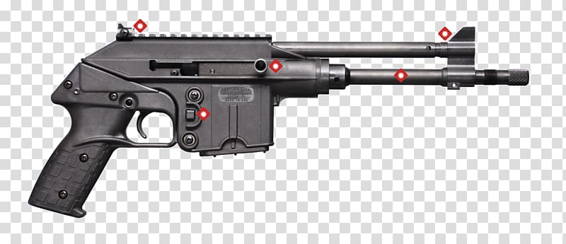 Kel-Tec PLR-16 Firearm Semi-automatic pistol 5.56×45mm NATO, others transparent background PNG clipart