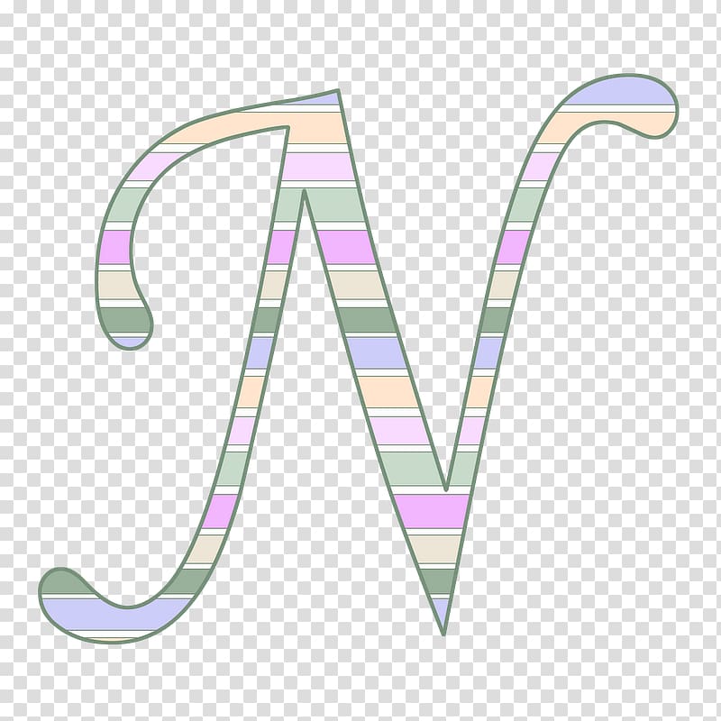 Alphabet M-STrIPES Font, letter n transparent background PNG clipart