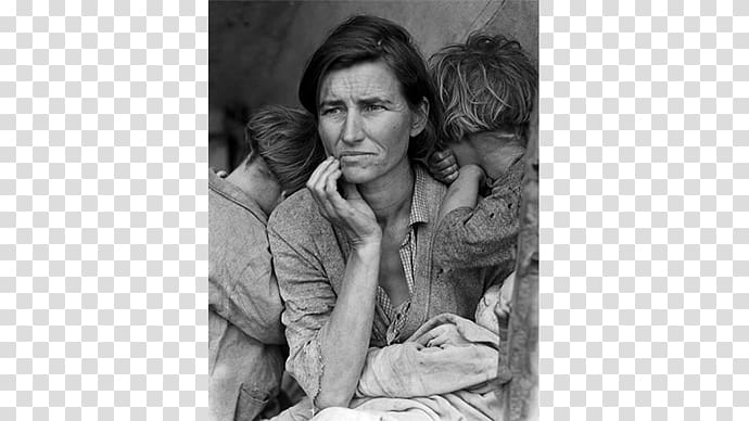 Migrant Mother Dorothea Lange The Great Depression United States , united states transparent background PNG clipart