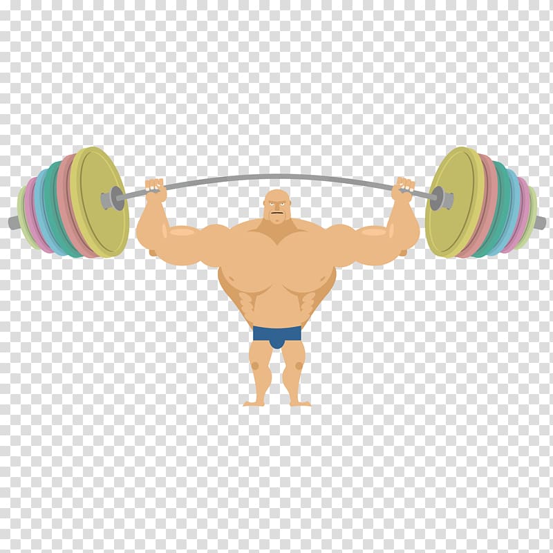 Barbell Saint Patricks Day Bench press Olympic weightlifting , The fat man holding the barbell transparent background PNG clipart