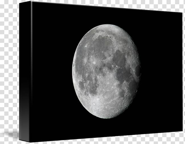 Moon Atmosphere Gallery wrap Celestial event Canvas, moon transparent background PNG clipart
