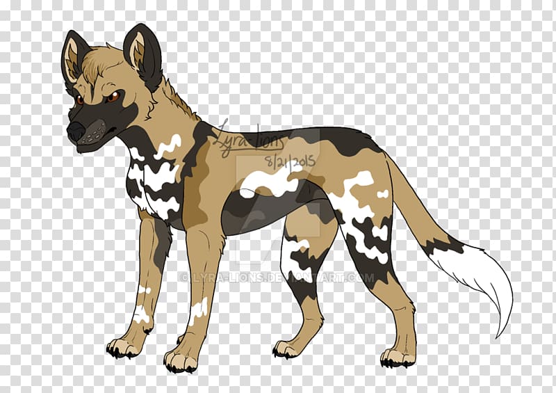 African wild dog Dhole Lion Puppy, painted lion transparent background PNG clipart