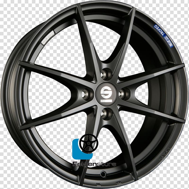 Alloy wheel Tire Autofelge Sparco Car, car transparent background PNG clipart