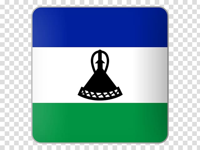 Flag of Lesotho South Africa Sesotho language, Flag transparent background PNG clipart