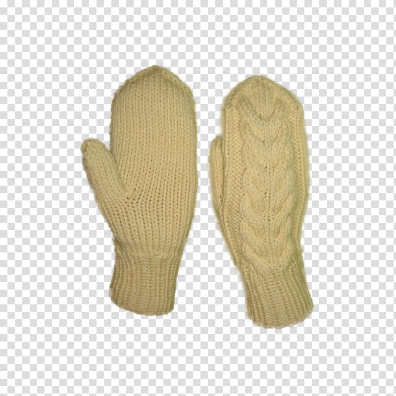 Glove Wool Beige, plait transparent background PNG clipart