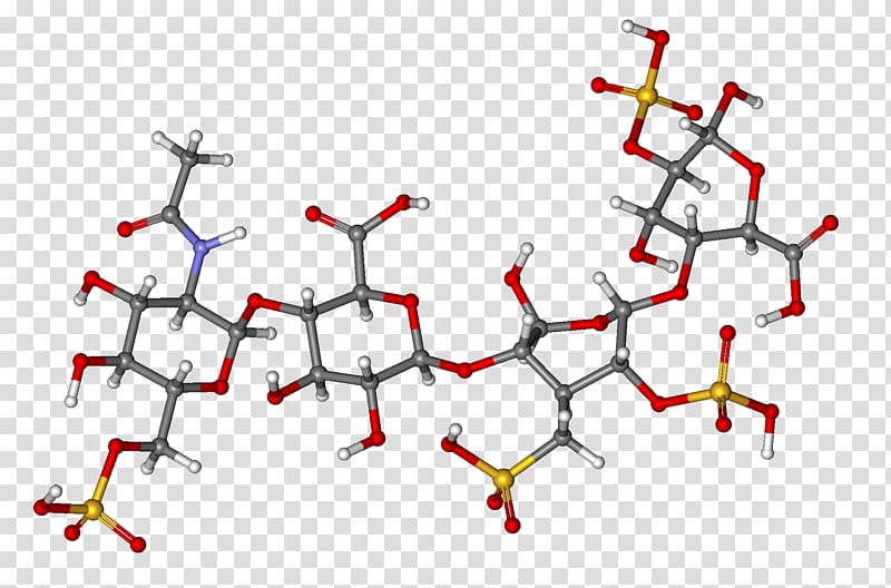 Heparin Protamine sulfate Molecule Chemical structure Ball-and-stick model, others transparent background PNG clipart