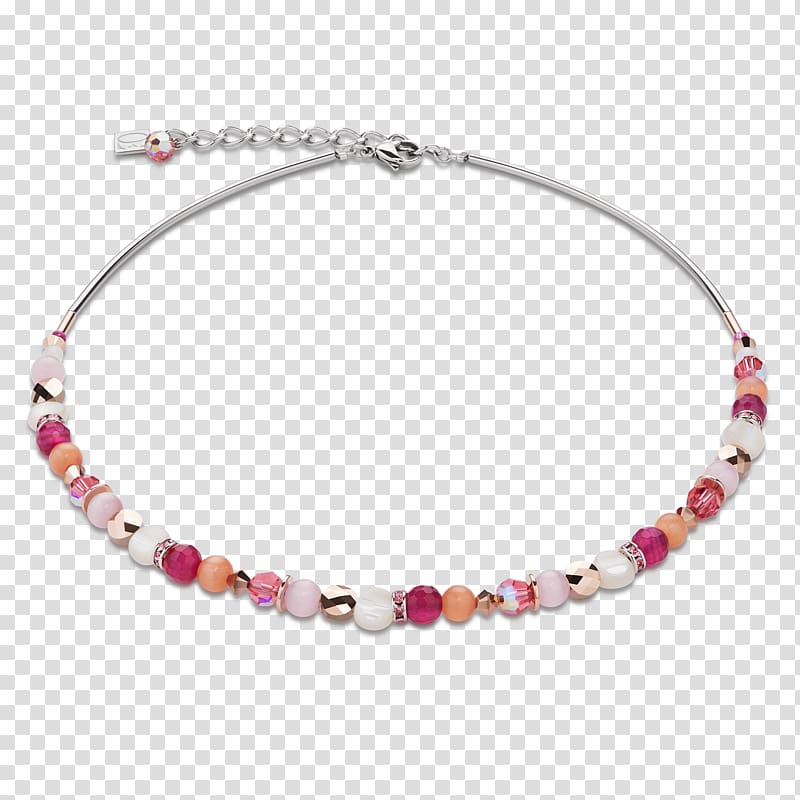 Earring Necklace Jewellery Swarovski AG Crystal, red silk strip transparent background PNG clipart