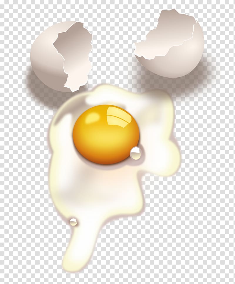 Fried egg Egg white , breakfast transparent background PNG clipart