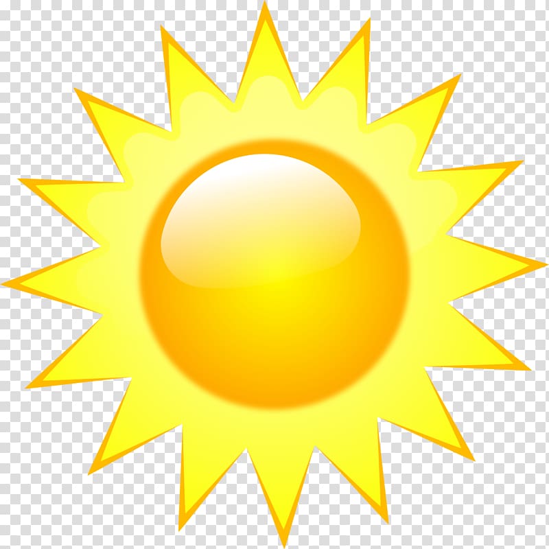Sunny Weather Clip Art, Weather Symbols clip art