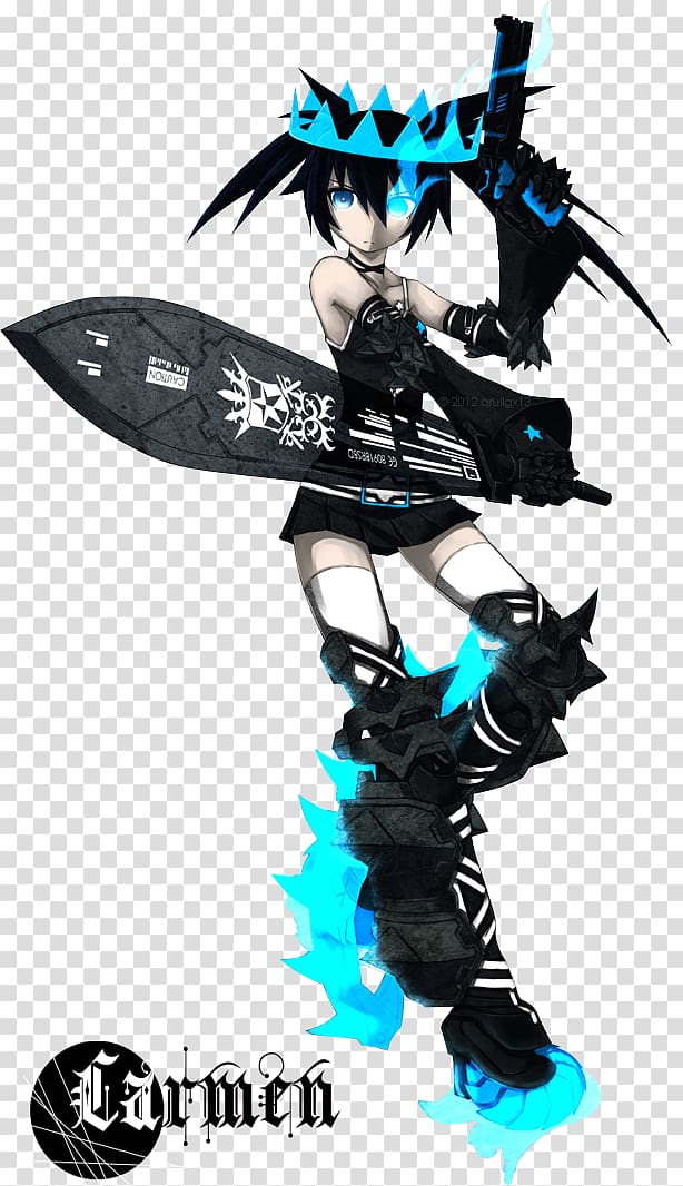 Black Rock Shooter Anime Desktop Hatsune Miku, Anime transparent background PNG clipart