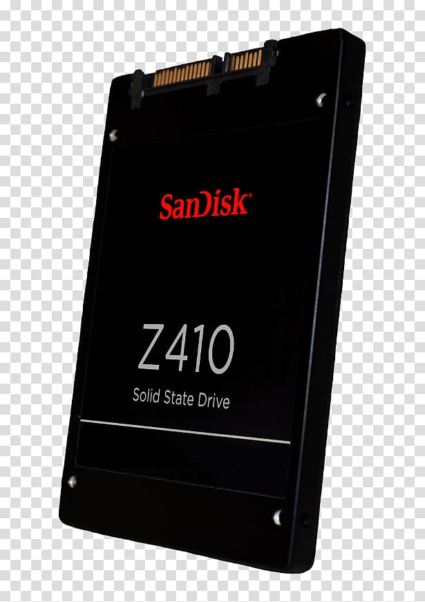 Laptop Solid-state drive Serial ATA SanDisk SSD Plus, Laptop transparent background PNG clipart
