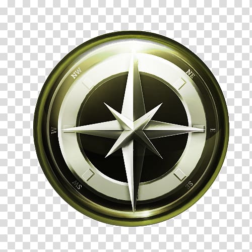 Navigation Euclidean Icon, Cartoon compass transparent background PNG clipart