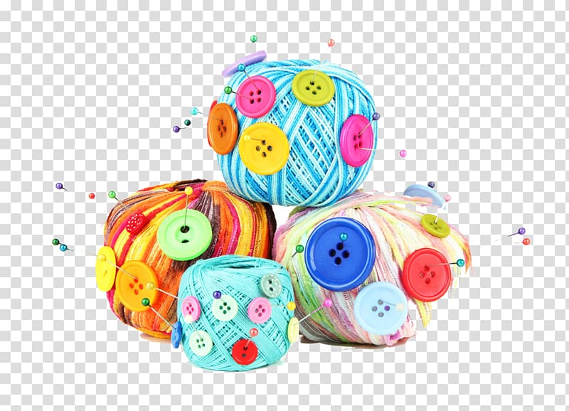 English grammar Sewing Mathematics, Wool and buttons high-definition deduction material transparent background PNG clipart