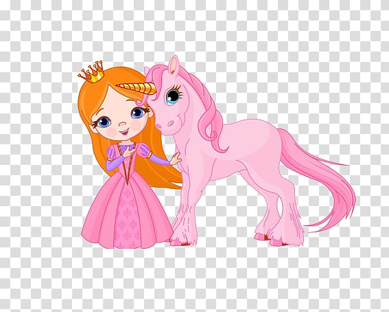 princess and unicorn , The Princess and the Unicorn Horse Fairy tale, Pony and Princess transparent background PNG clipart