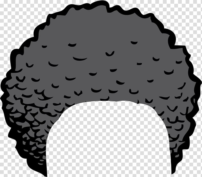 Afro textured hair Black Crazy Hair transparent background PNG