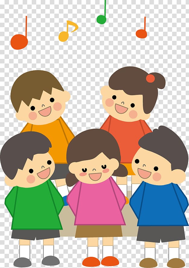 Choir Jardin d'enfants Music Song Accompaniment, child transparent background PNG clipart