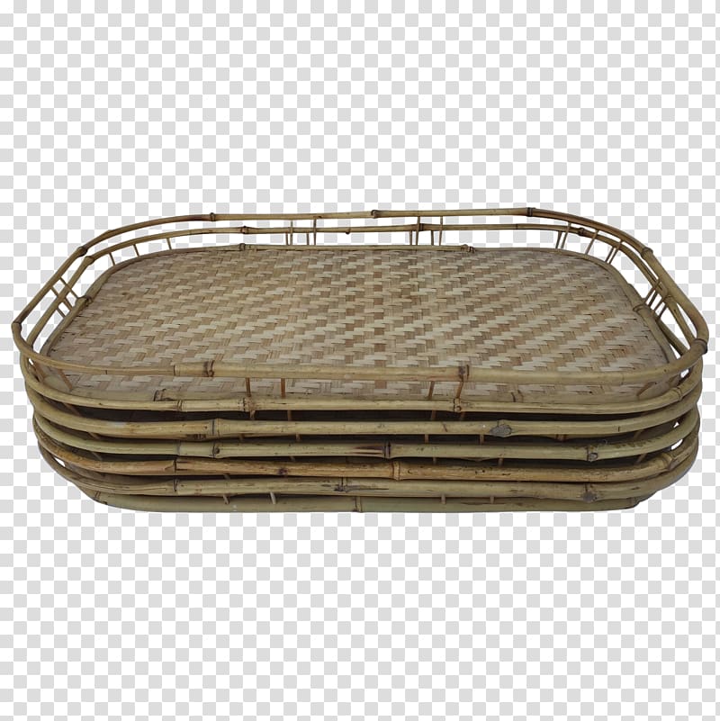 Product design Wicker Basket Rectangle, serving tray transparent background PNG clipart