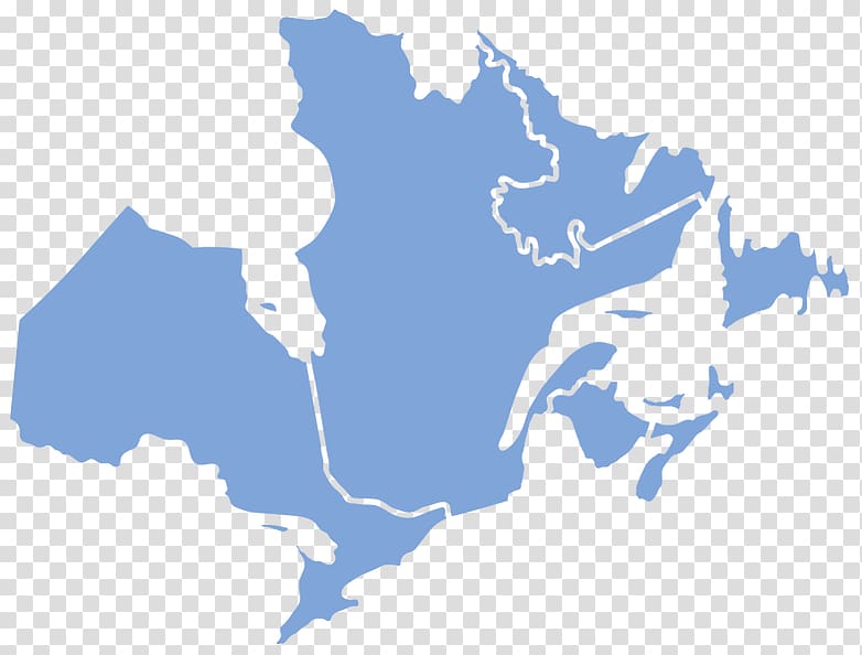 Eastern Canada Map Central Canada, Canada transparent background PNG clipart