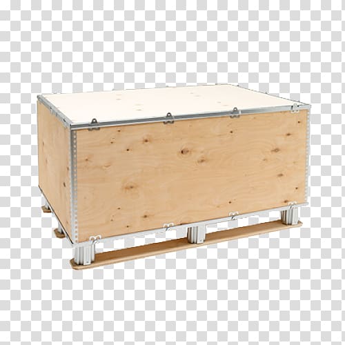 Plywood Paper Pallet Wooden box, box transparent background PNG clipart